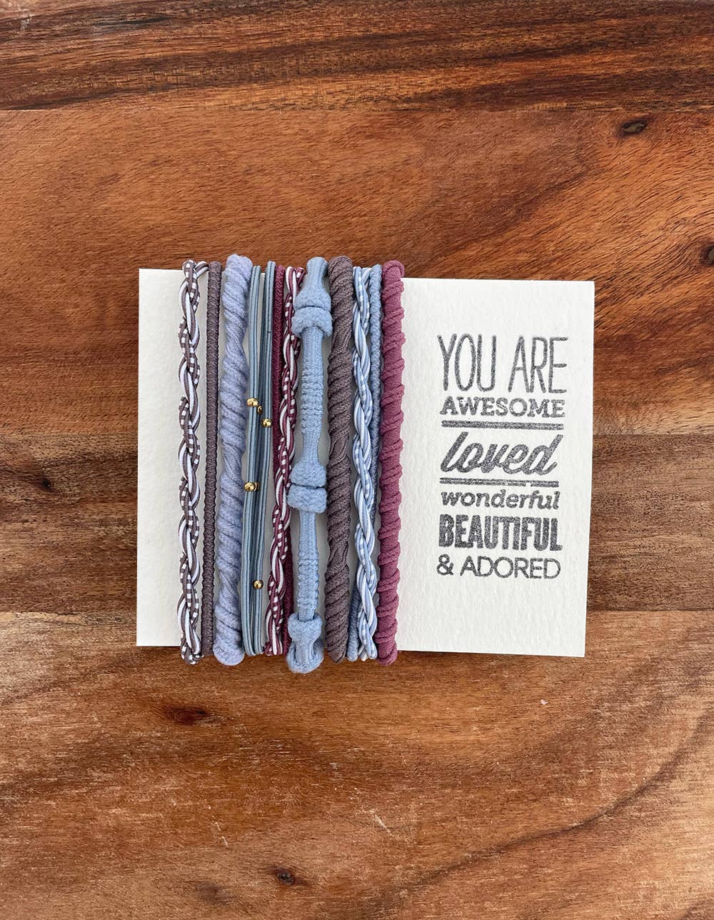 Boho Hair Ties | Blue & Purple - Purpose + Passion Boutique