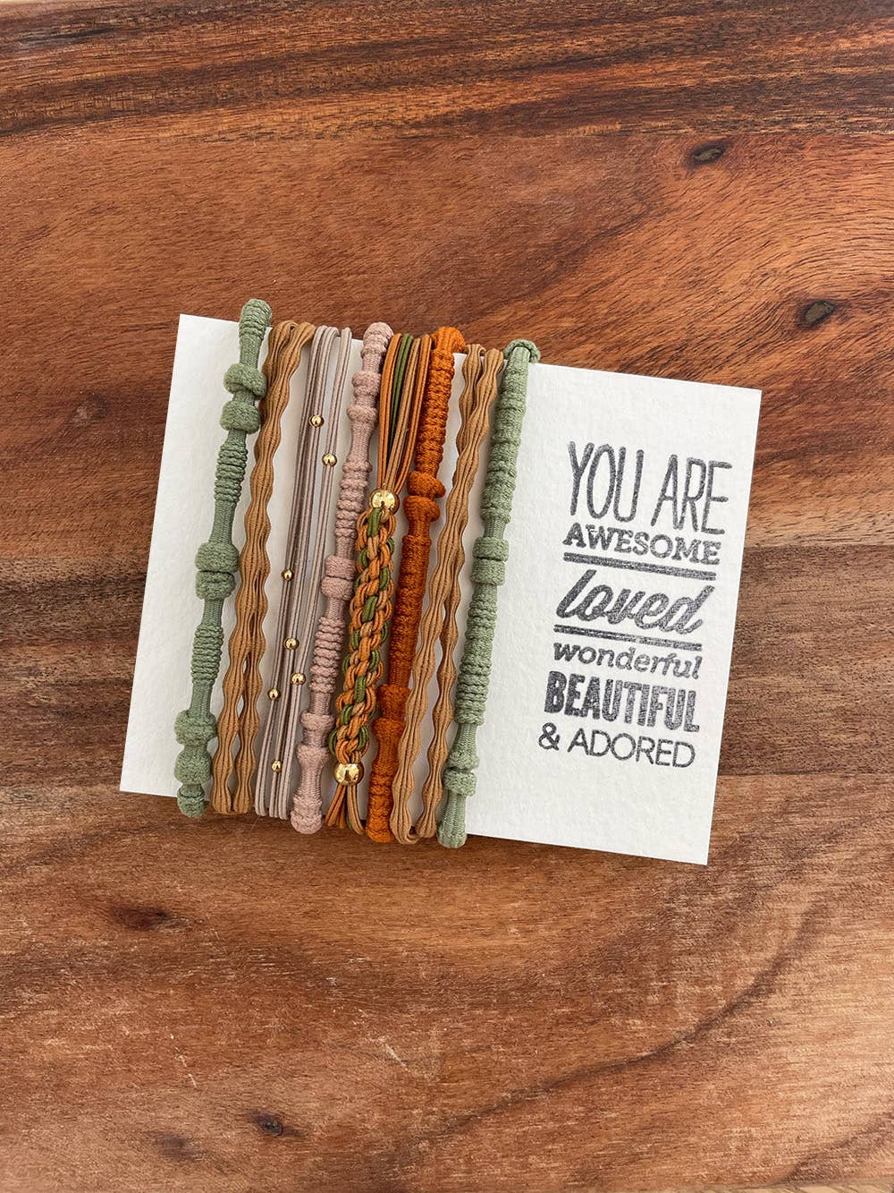 Boho Hair Ties | Earth Tones - Purpose + Passion Boutique