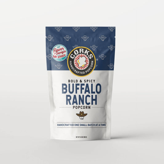 Bold and Spicy Buffalo Ranch Popcorn - 3.0oz - Purpose + Passion Boutique