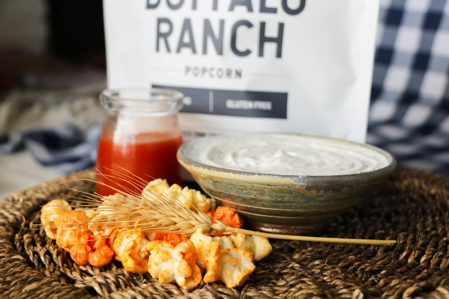 Bold and Spicy Buffalo Ranch Popcorn - 3.0oz - Purpose + Passion Boutique