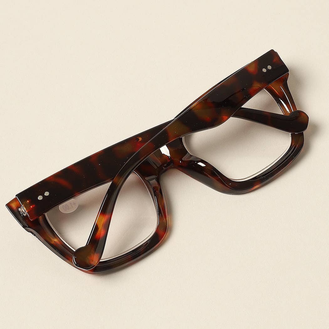 Bold Oversized Square Reading Glasses - Purpose + Passion Boutique