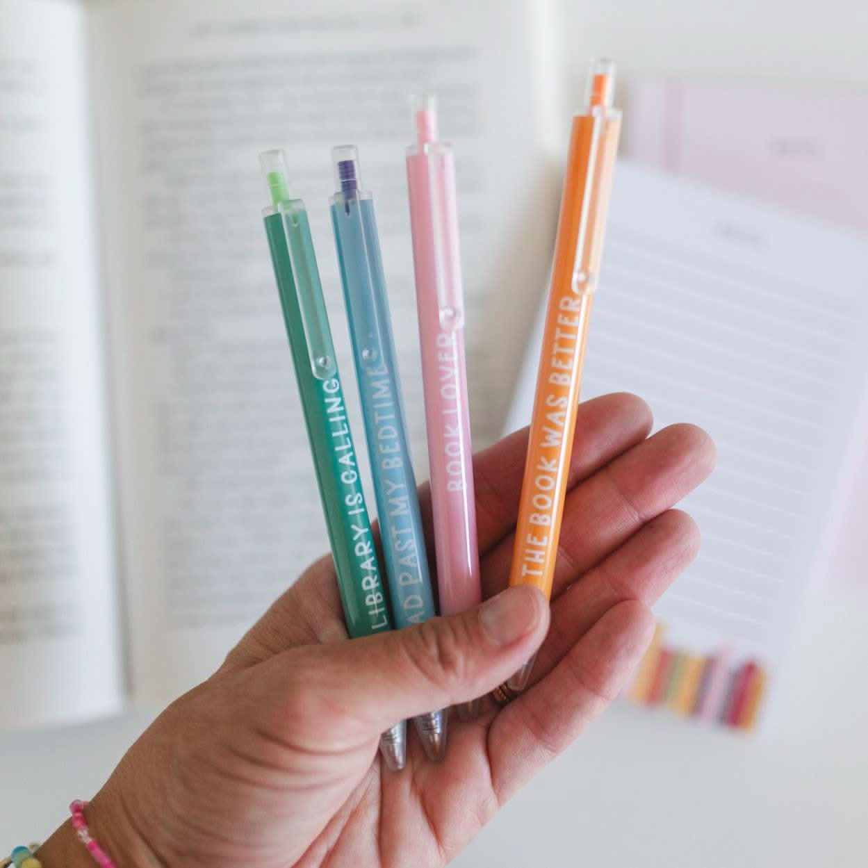 Book Lover Pen Set - Purpose + Passion Boutique