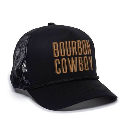 Bourbon Cowboy Rope Trucker Hat - Purpose + Passion Boutique