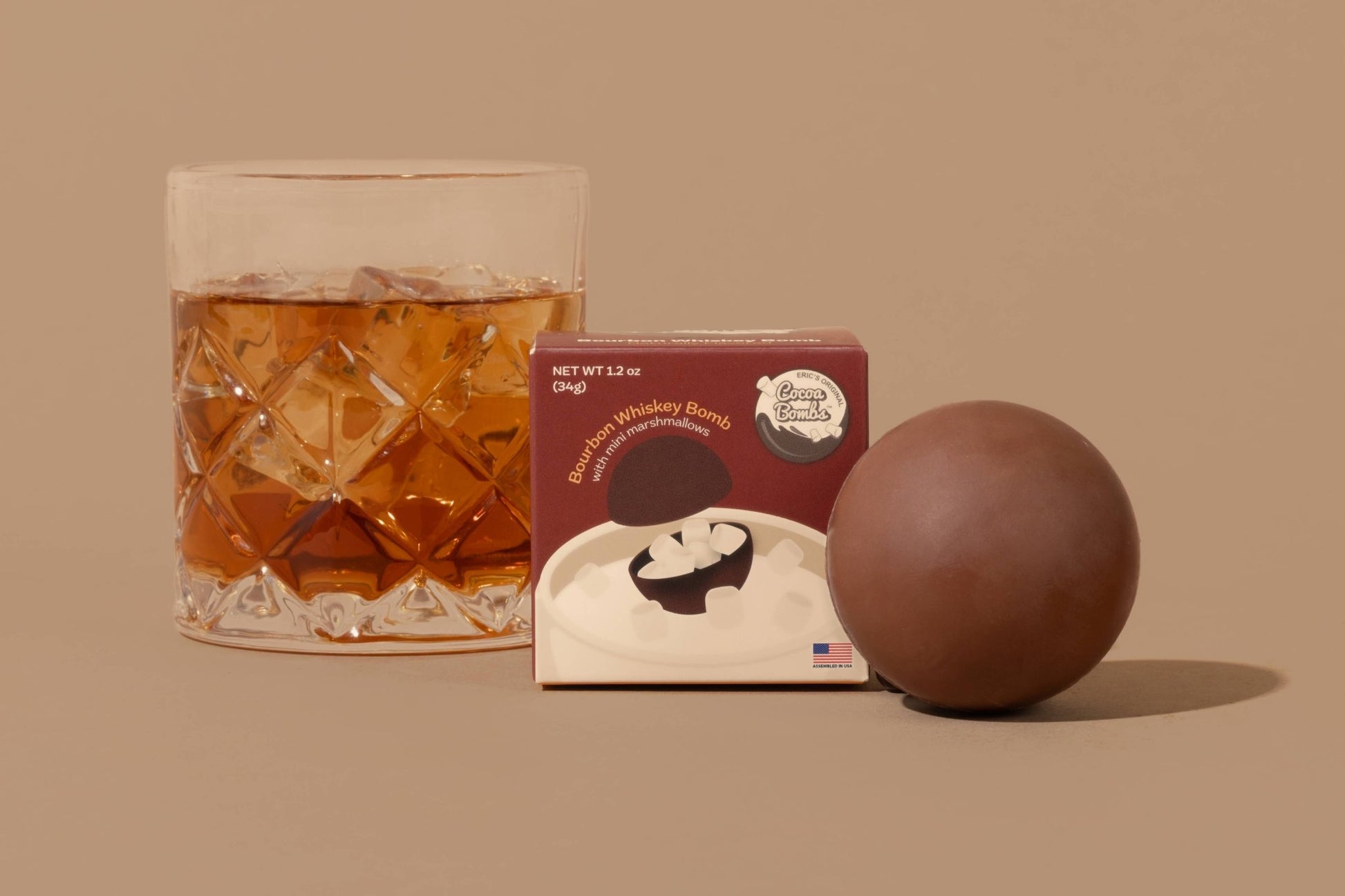 Bourbon Whiskey Cocoa Bomb - Purpose + Passion Boutique