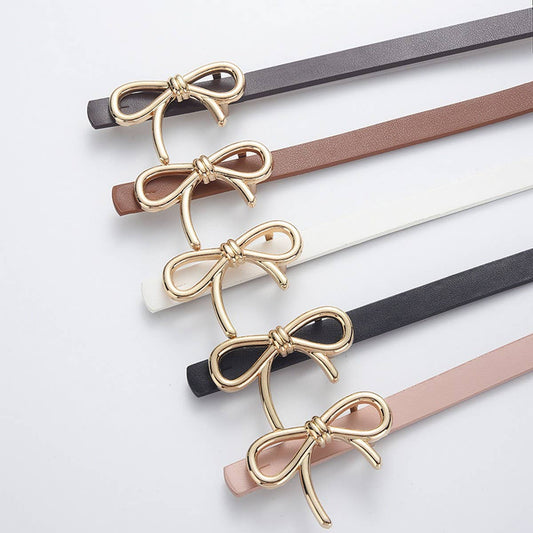 Bow Clasp Slim Belt - Purpose + Passion Boutique