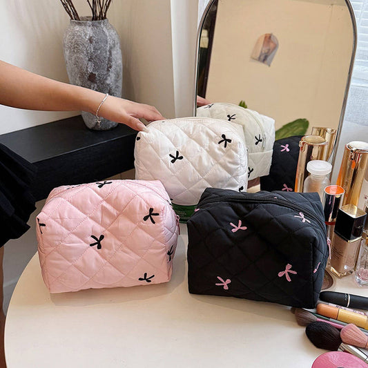 Bow Knot Cosmetic Bag - Purpose + Passion Boutique