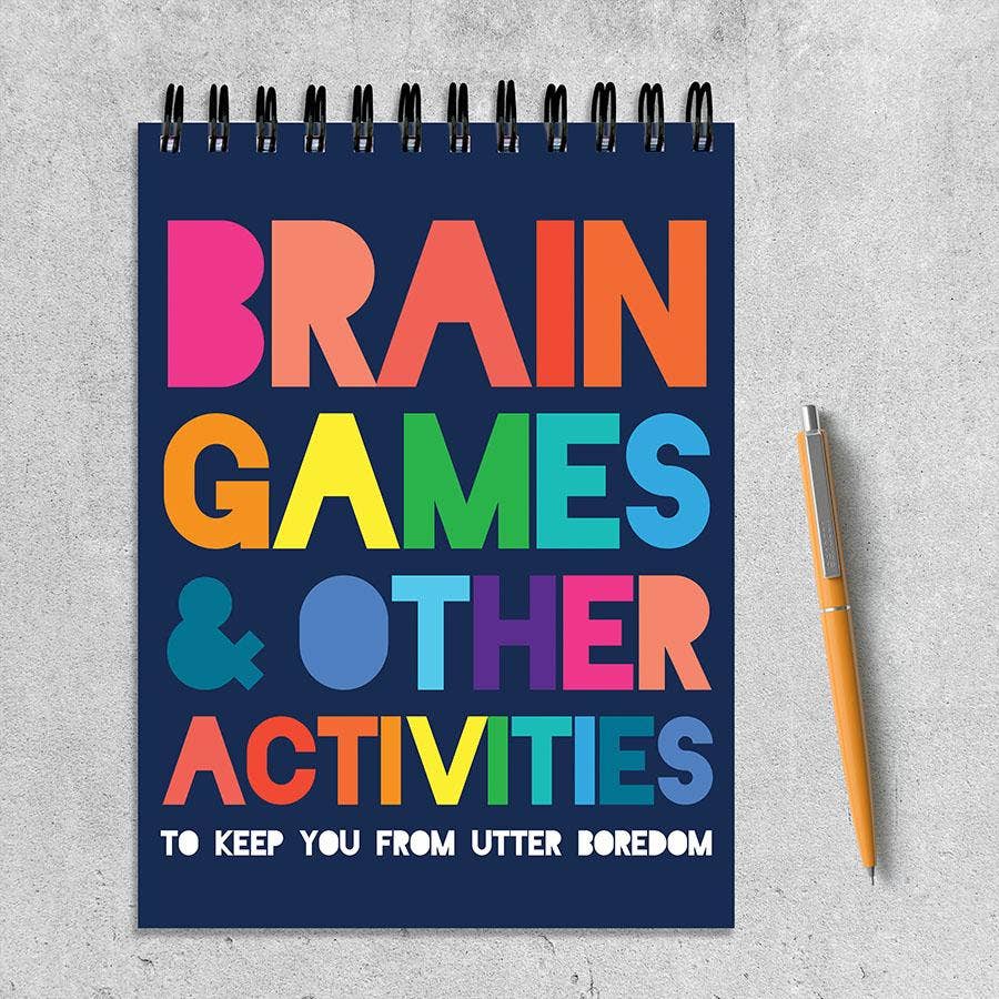 Brain Games Puzzle Book Spiral Puzzle Pad - Purpose + Passion Boutique