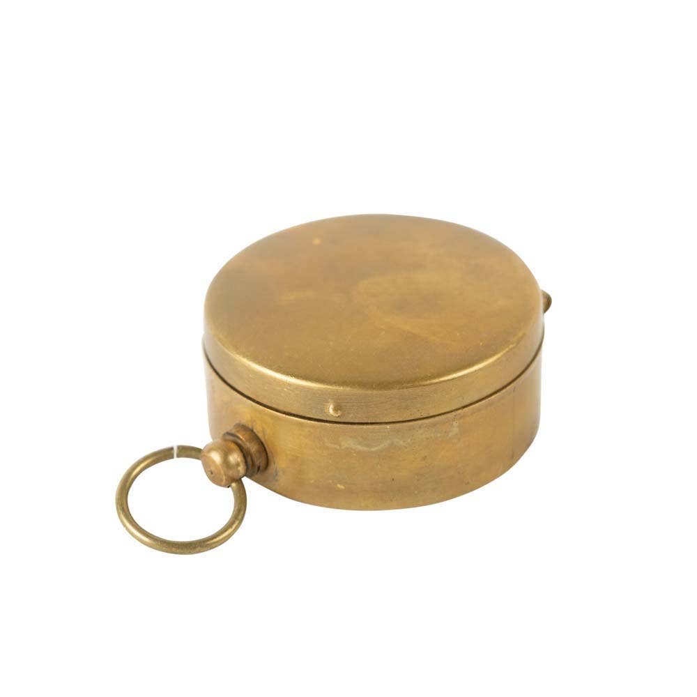 Brass Pocket Compass - Purpose + Passion Boutique