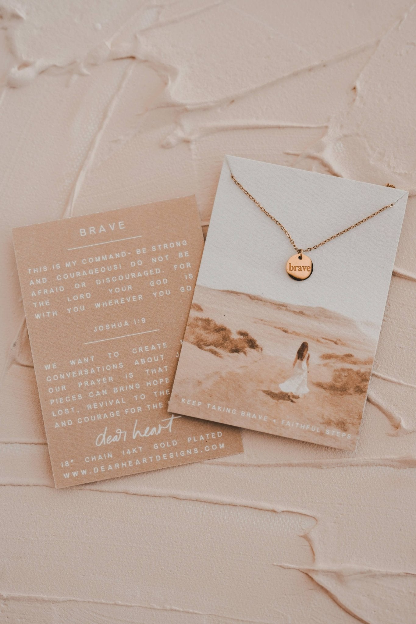 Brave Disc Necklace - Purpose + Passion Boutique