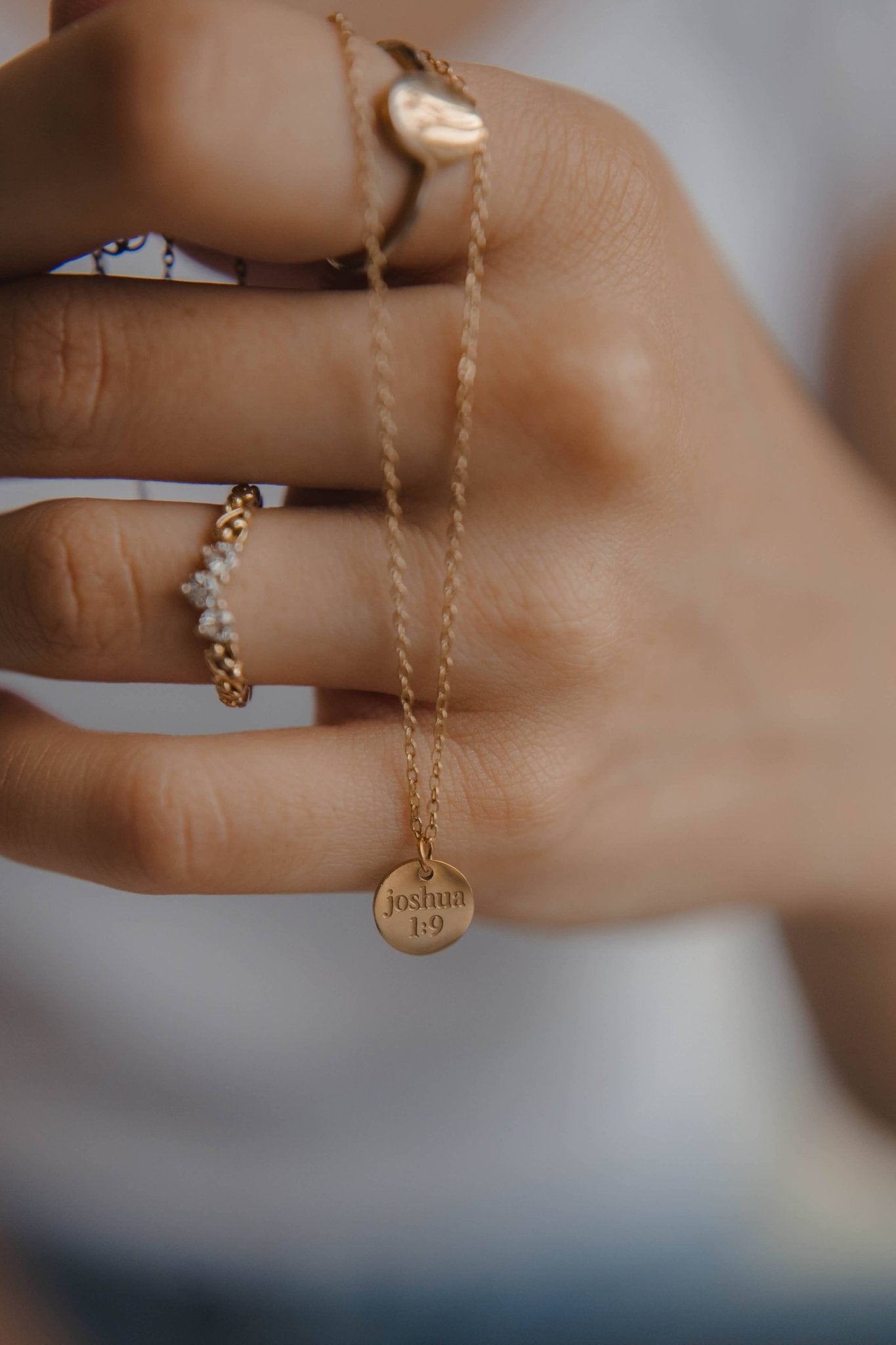 Brave Disc Necklace - Purpose + Passion Boutique