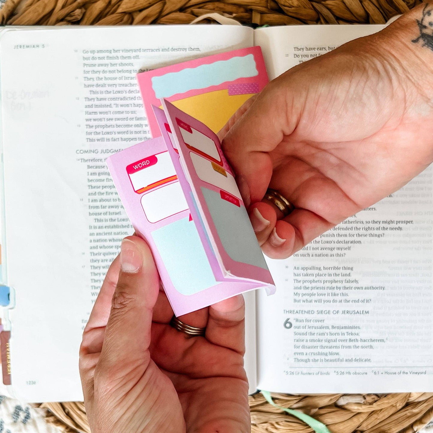 Bright Bible Study Sticky Note Set - Purpose + Passion Boutique