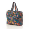 Bright Flowers Quilted Tote Bag - Purpose + Passion Boutique