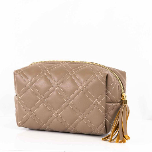 Brighton Quilted Cosmetic Bag - Purpose + Passion Boutique