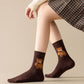 Brown Bear Cotton Crew Socks - Purpose + Passion Boutique