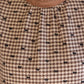 Brown Bow Printed Flannel Shift Dress - Purpose + Passion Boutique