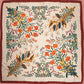Brown Floral Print Bandana Scarf - Purpose + Passion Boutique