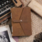 Brown Leather Lined Travel Journal - Purpose + Passion Boutique