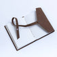 Brown Leather Lined Travel Journal - Purpose + Passion Boutique