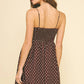 Brown Polka Dot Mini Dress - Purpose + Passion Boutique