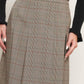 Brown Woven Midi Skirt - Purpose + Passion Boutique