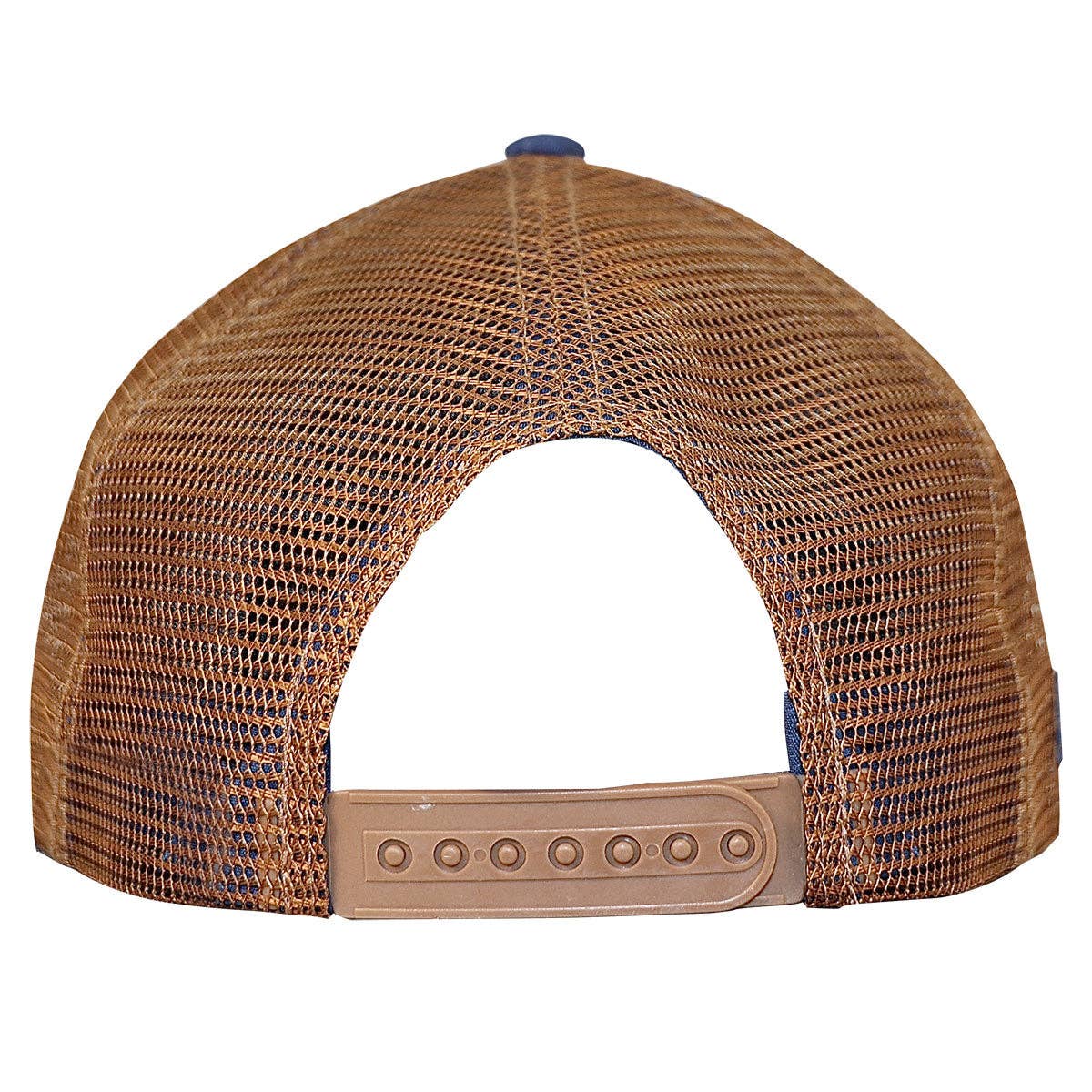 Brown/Blue Cross Shield Cap - Purpose + Passion Boutique