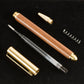 Brushed Brass & Wood Gel Pen - Purpose + Passion Boutique