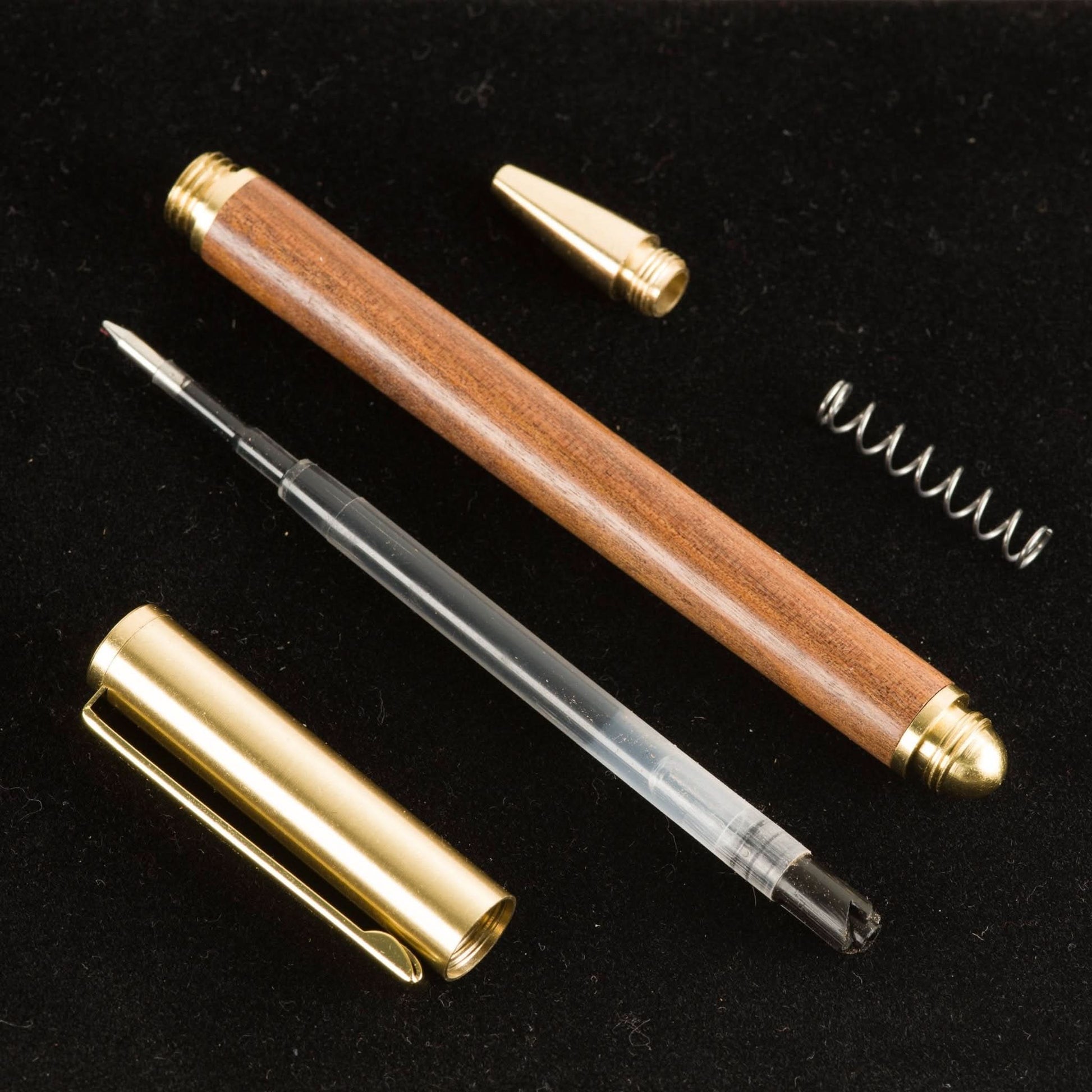 Brushed Brass & Wood Gel Pen - Purpose + Passion Boutique