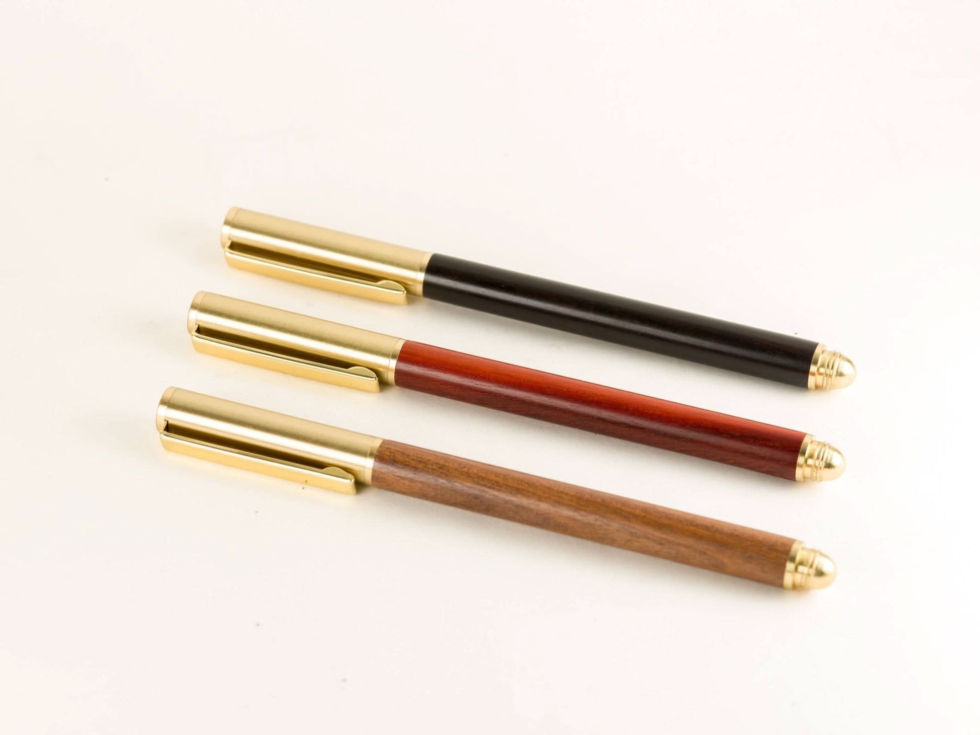 Brushed Brass & Wood Gel Pen - Purpose + Passion Boutique