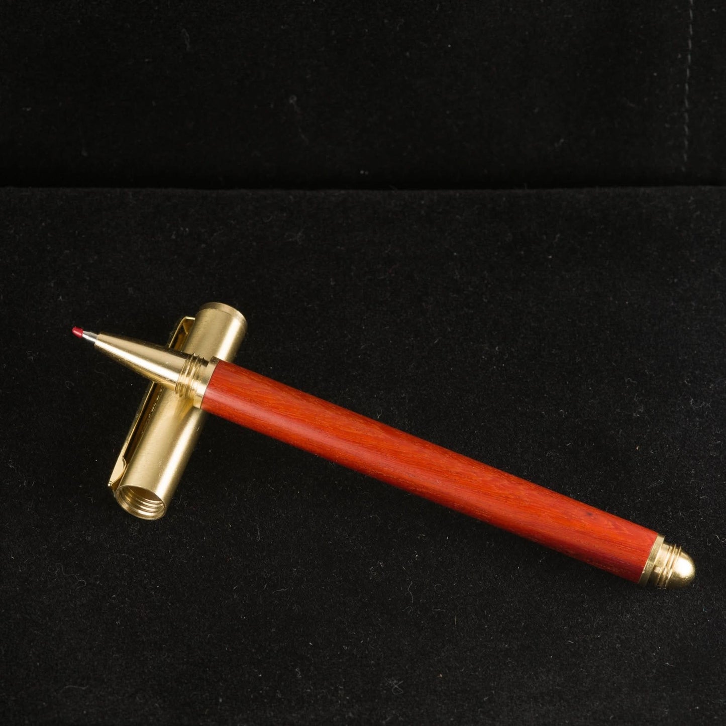 Brushed Brass & Wood Gel Pen - Purpose + Passion Boutique