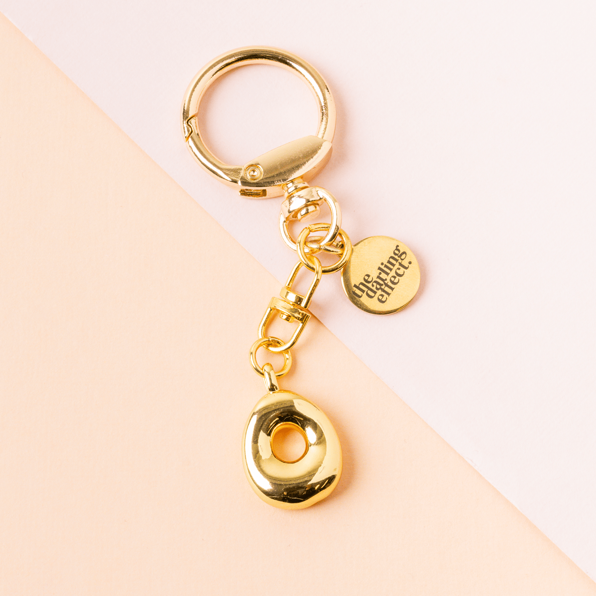 Bubble Letter Keychain Bag Charm - Purpose + Passion Boutique