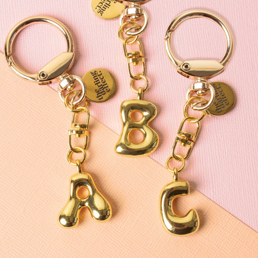 Bubble Letter Keychain Bag Charm - Purpose + Passion Boutique