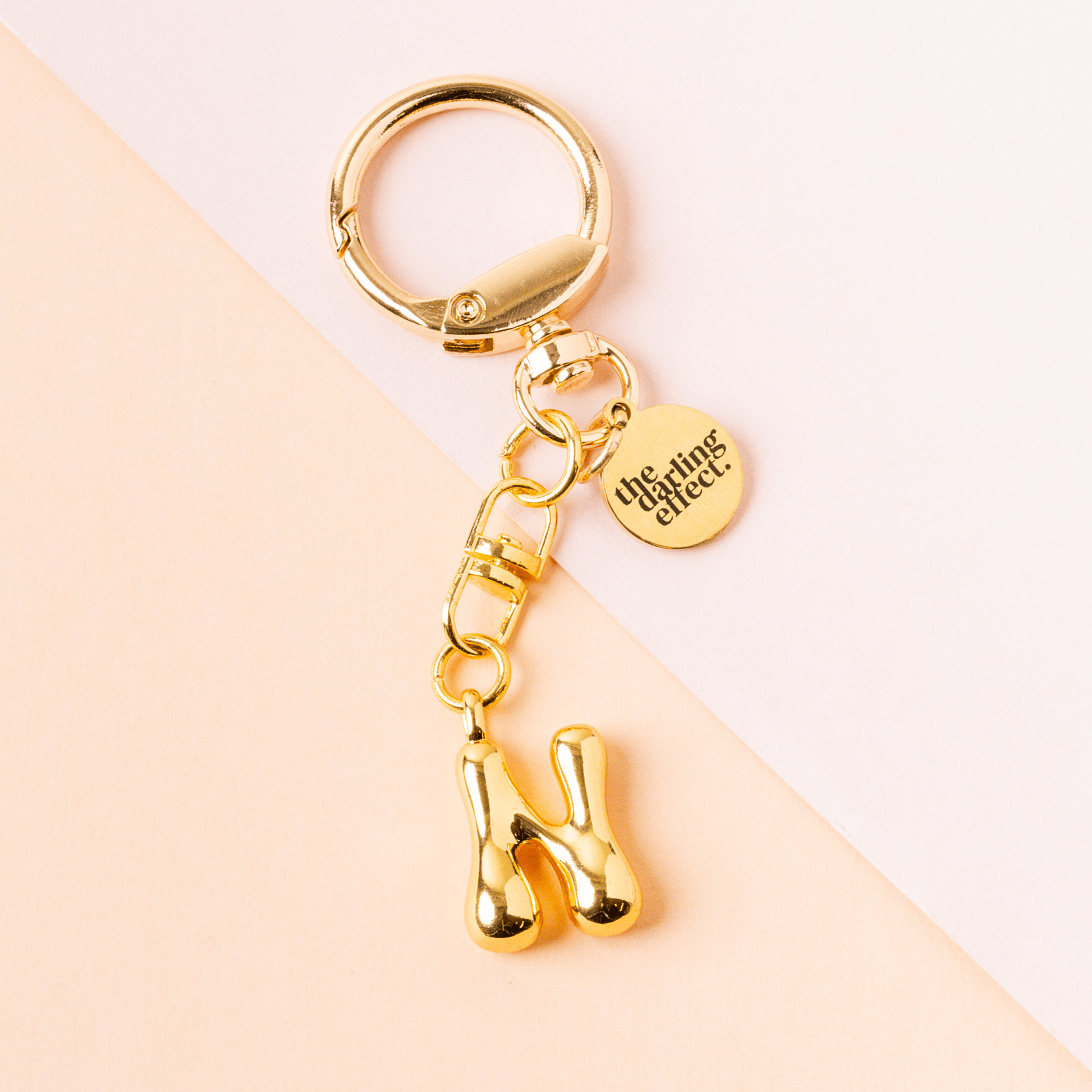 Bubble Letter Keychain Bag Charm - Purpose + Passion Boutique