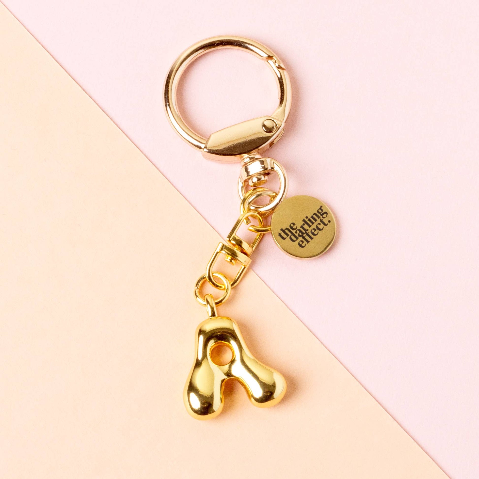 Bubble Letter Keychain Bag Charm - Purpose + Passion Boutique