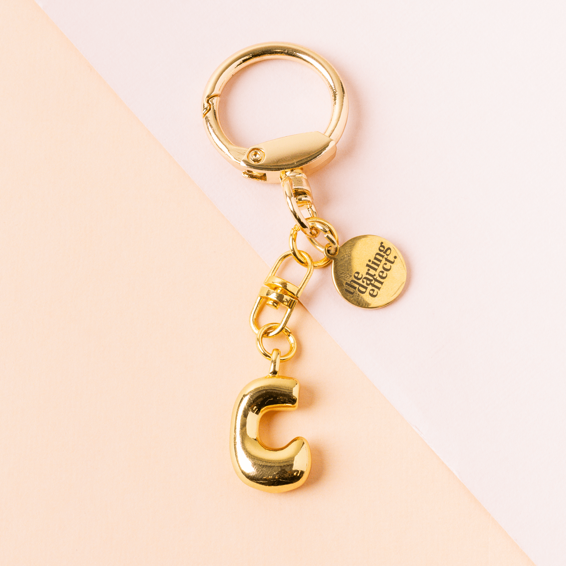 Bubble Letter Keychain Bag Charm - Purpose + Passion Boutique
