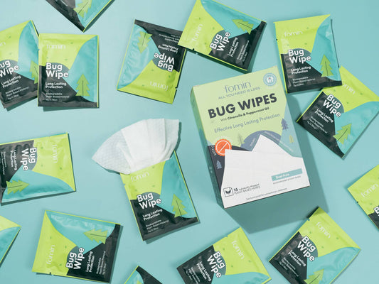 Bug Repellent Wipes - Citronella & Peppermint Oil - 15pk - Purpose + Passion Boutique