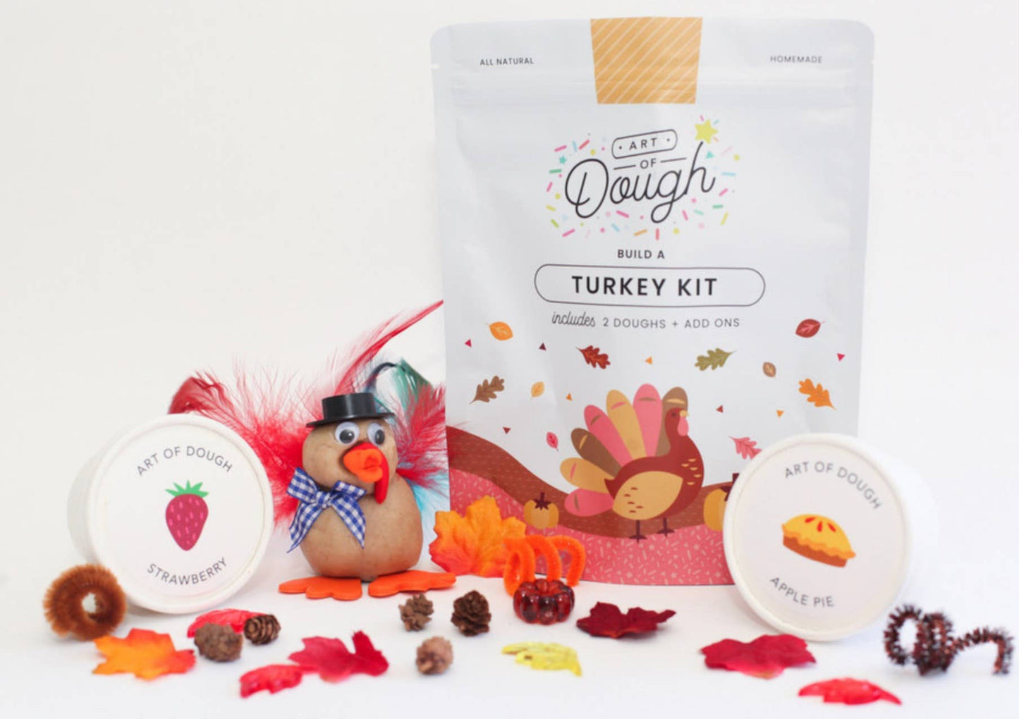 Build a Turkey Playdough Kit - Purpose + Passion Boutique