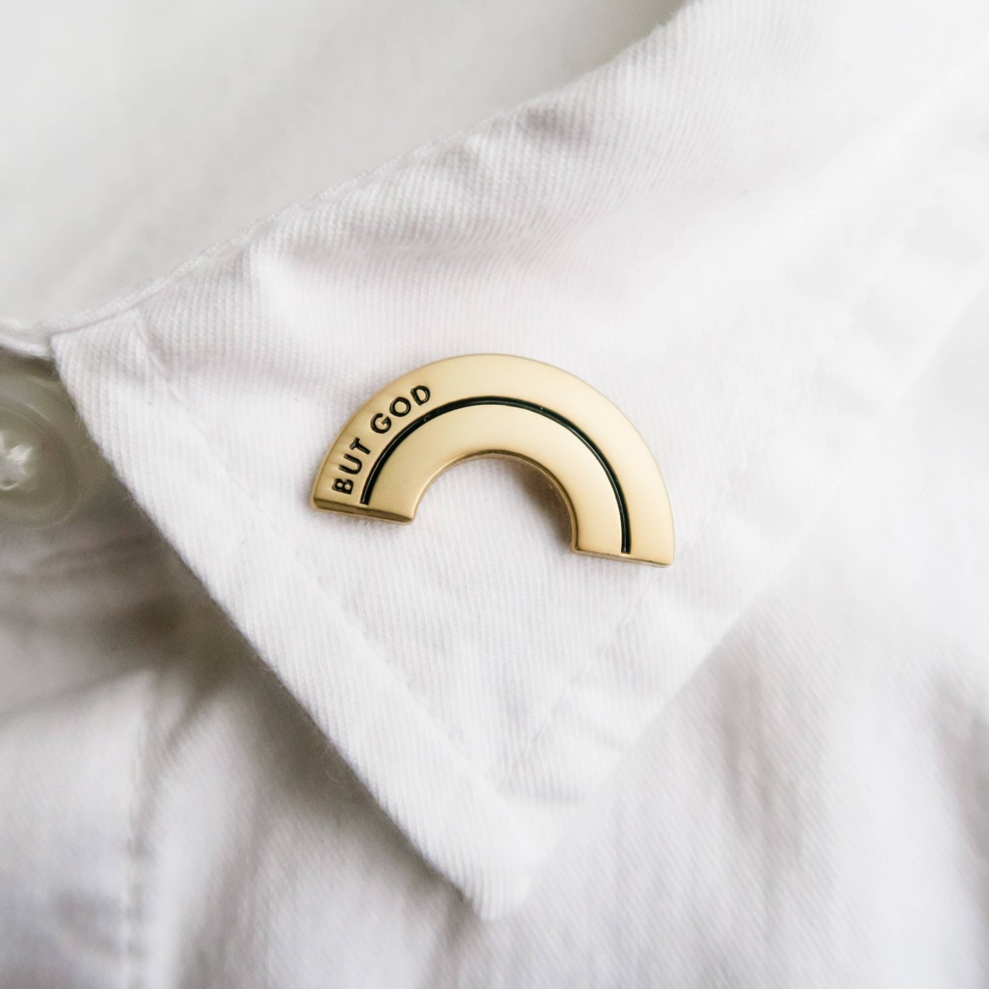 But God Enamel Pin - Purpose + Passion Boutique