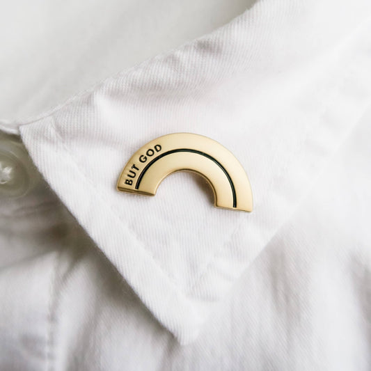 But God Enamel Pin - Purpose + Passion Boutique