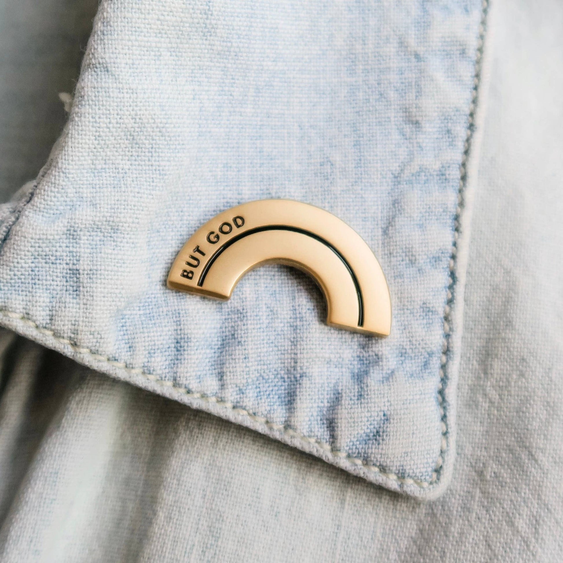 But God Enamel Pin - Purpose + Passion Boutique