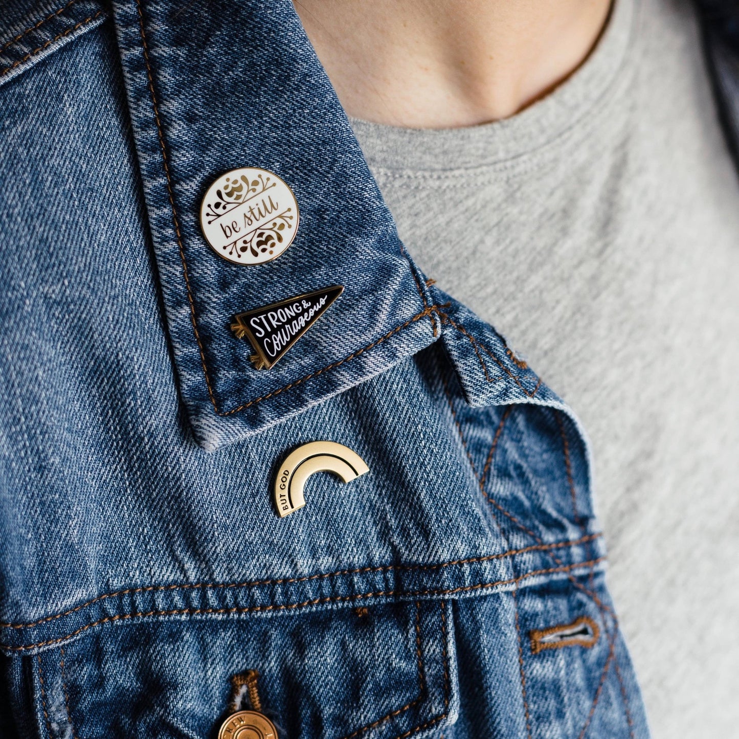 But God Enamel Pin - Purpose + Passion Boutique