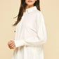 Button Down Collar Woven Shirt - Purpose + Passion Boutique
