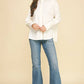 Button Down Collar Woven Shirt - Purpose + Passion Boutique