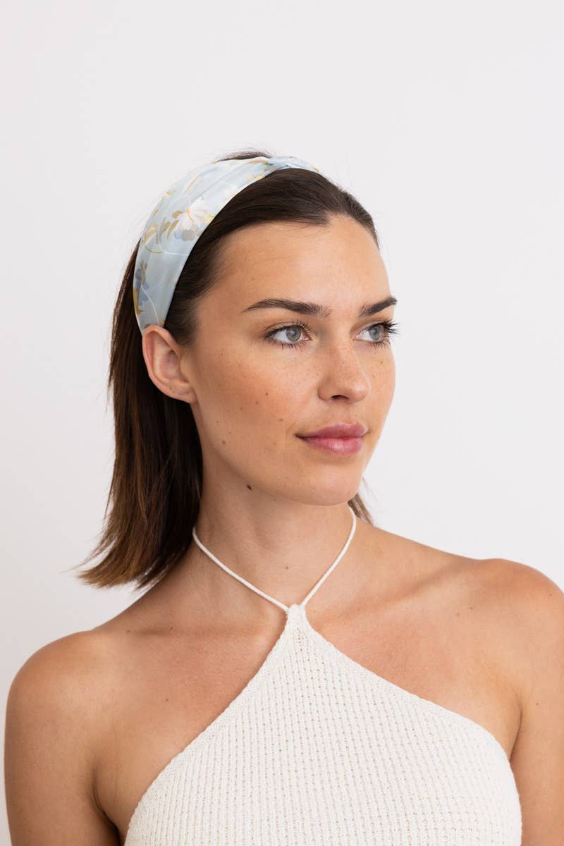 Secret Garden Satin Smooth Floral Headband