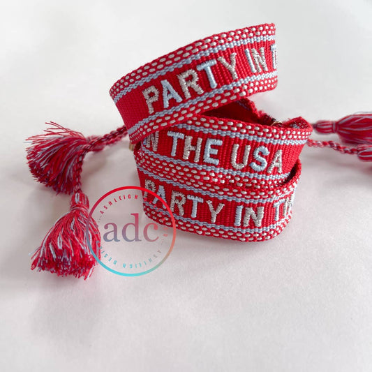 PARTY IN THE USA Tassel Bracelet