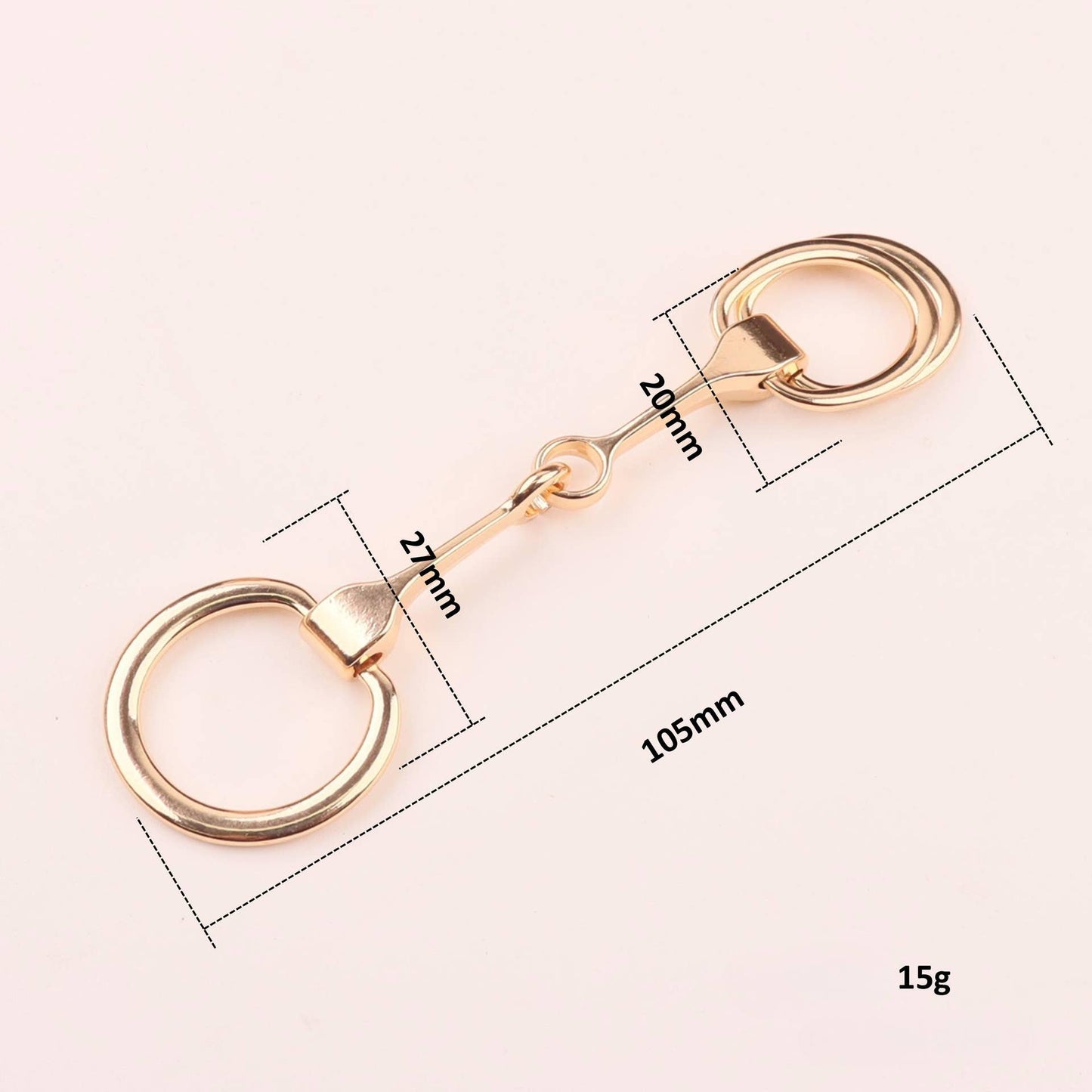 Western Horse Hoof Gold Alloy Scarf Slide