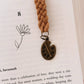 Paint Palette Charm Mustard Braided Bookmarks