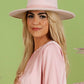 Baby Pink Felt Rancher Hat