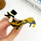 Cute Acetate Dachshund Brooch