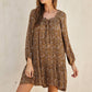 Day Dreams Paisley Print Swing Dress