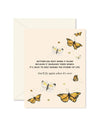 Butterfly Wings Sympathy Card